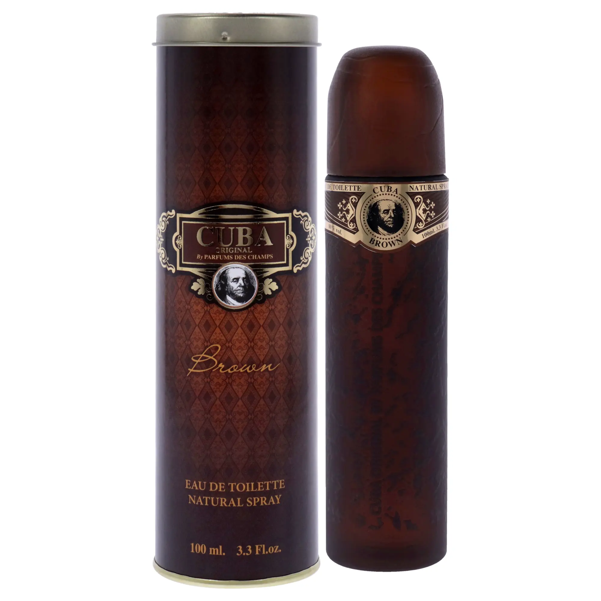 Cuba Cuba Brown For Men 3.3 oz EDT Spray