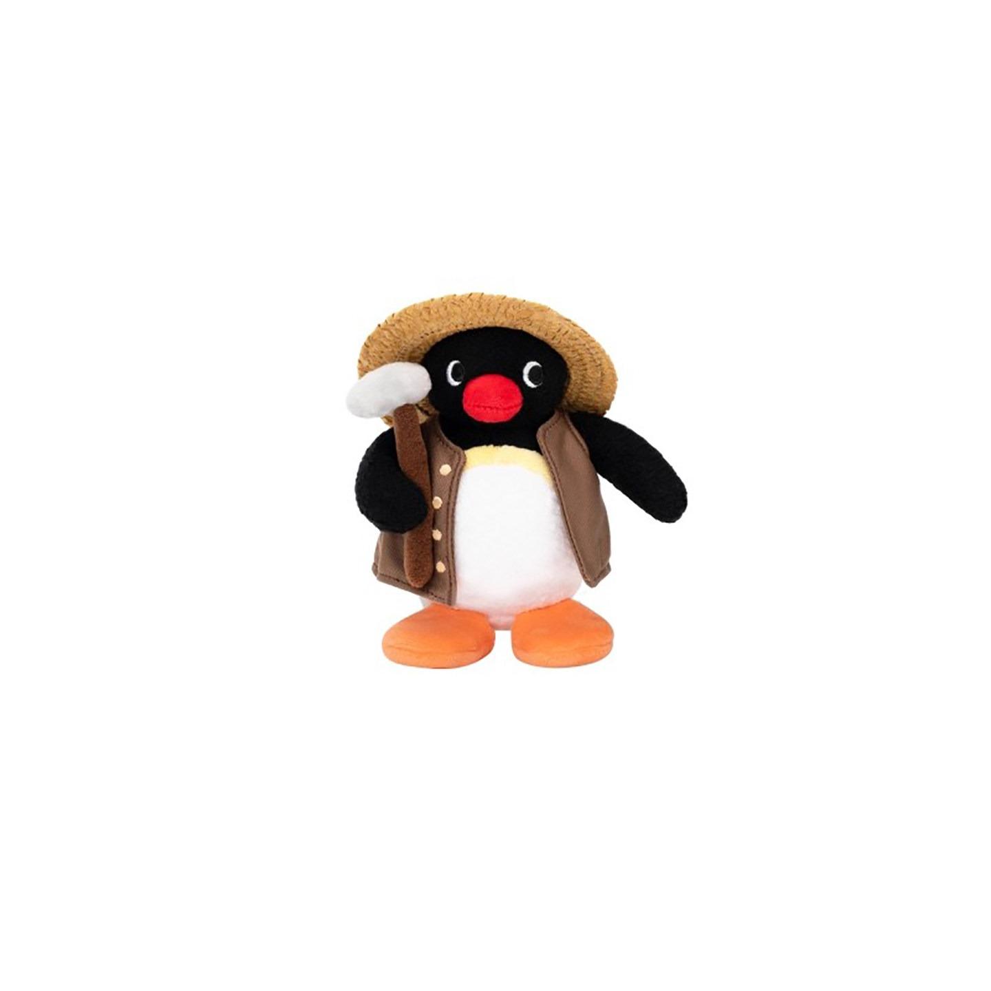 Pingu Happy Farm Series Plush Pendant Blind Box - Farm-Themed Penguin Charm, Soft Fluffy Keychain, Sweet Backpack Accessory for Teens' Daily Matching