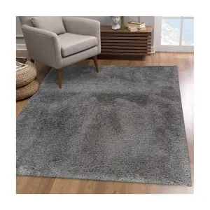 Ox Bay Plush Shag Handloomed Polyester Indoor Rug, 7'6" x 9'6"