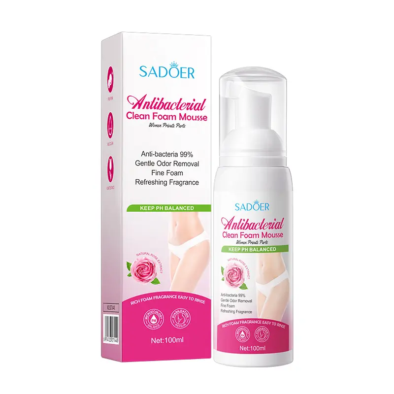 SADOER Intimate Care Foaming Mousse – Gentle Daily Cleanser for Sensitive Skin