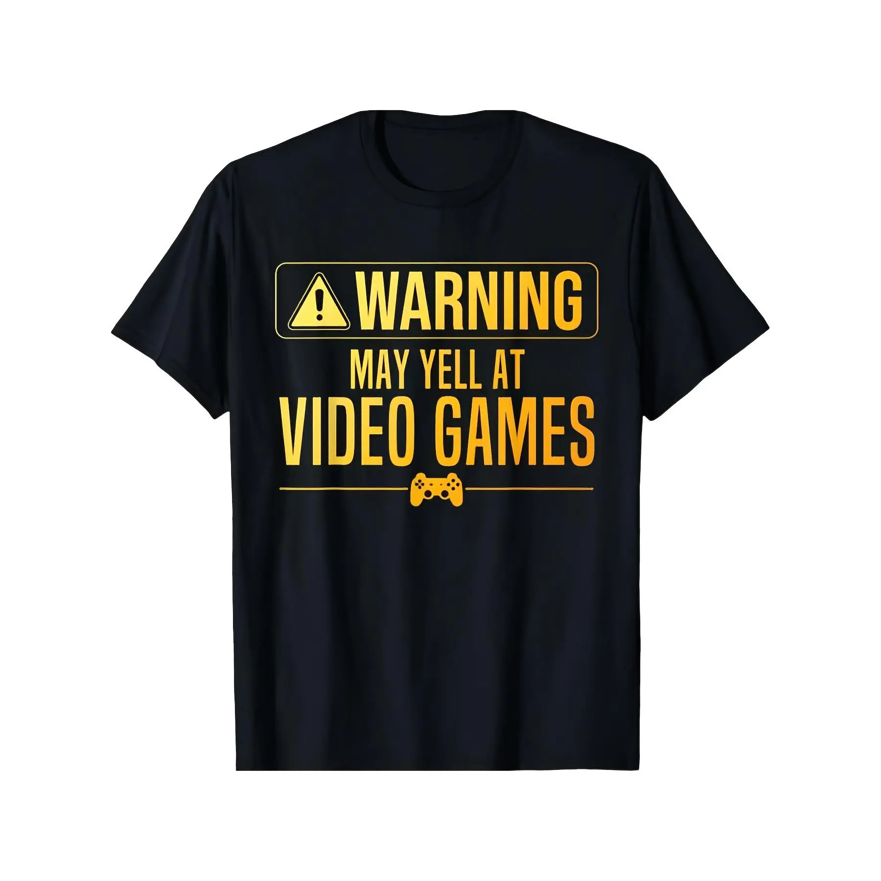 [100% Cotton] 100% CottonFunny Video Game Art for Men Gaming Nerd PC Gamer T-Shirt Christmas Gifts for Teens Boys Men Family YYQ   Cotton Crew Neck Shirt for Men & Women, Soft Everyday Casual Wear & Themed Events T-Shirt, Allseason Apparel, Playful De