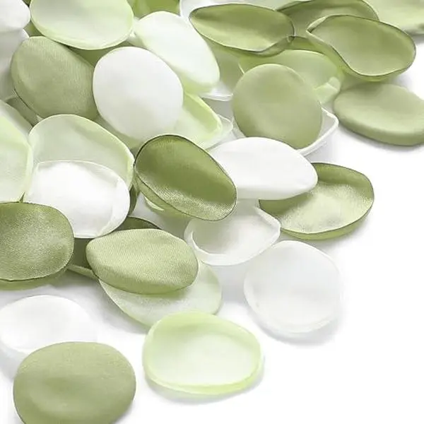 Sage Green Rose Petals,Flower Petals,Silk Rose Petals Scatter Petals for Wedding Aisle Scatter,Dinner Table Centerpieces Party Decoration,Valentine's Day Home Decor,200PCS