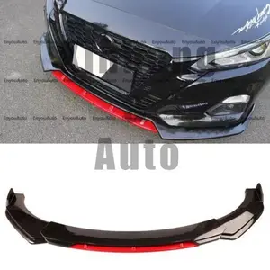 For Nissan Altima UNIVERSAL Front Bumper Lip Spoiler Splitter Gloss Black Red