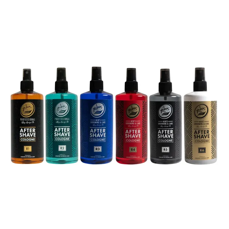 Rolda R Collection After Shave Cologne Tonic For Men - All Skin Types, Aftershave Cleansing & Smooth Foam, Pain Relieving, Masculine Scent, Best Barber After Shave