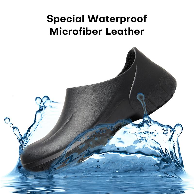 TEER Non-Slip Work Clogs - Stay Safe & Comfortable During Holiday Cooking Marathons. Thanksgiving Kitchen Savior! Oil & Waterproof