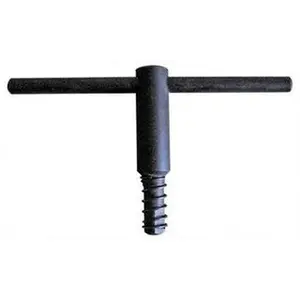 Gibraltar Products 10" Chuck Diam Compatibility, Lathe Chuck Key Compatible with 3-Jaw Chucks, Self Ejecting, 4.53" Body Length, 0.472" Actual Key Square Size 290-1182
