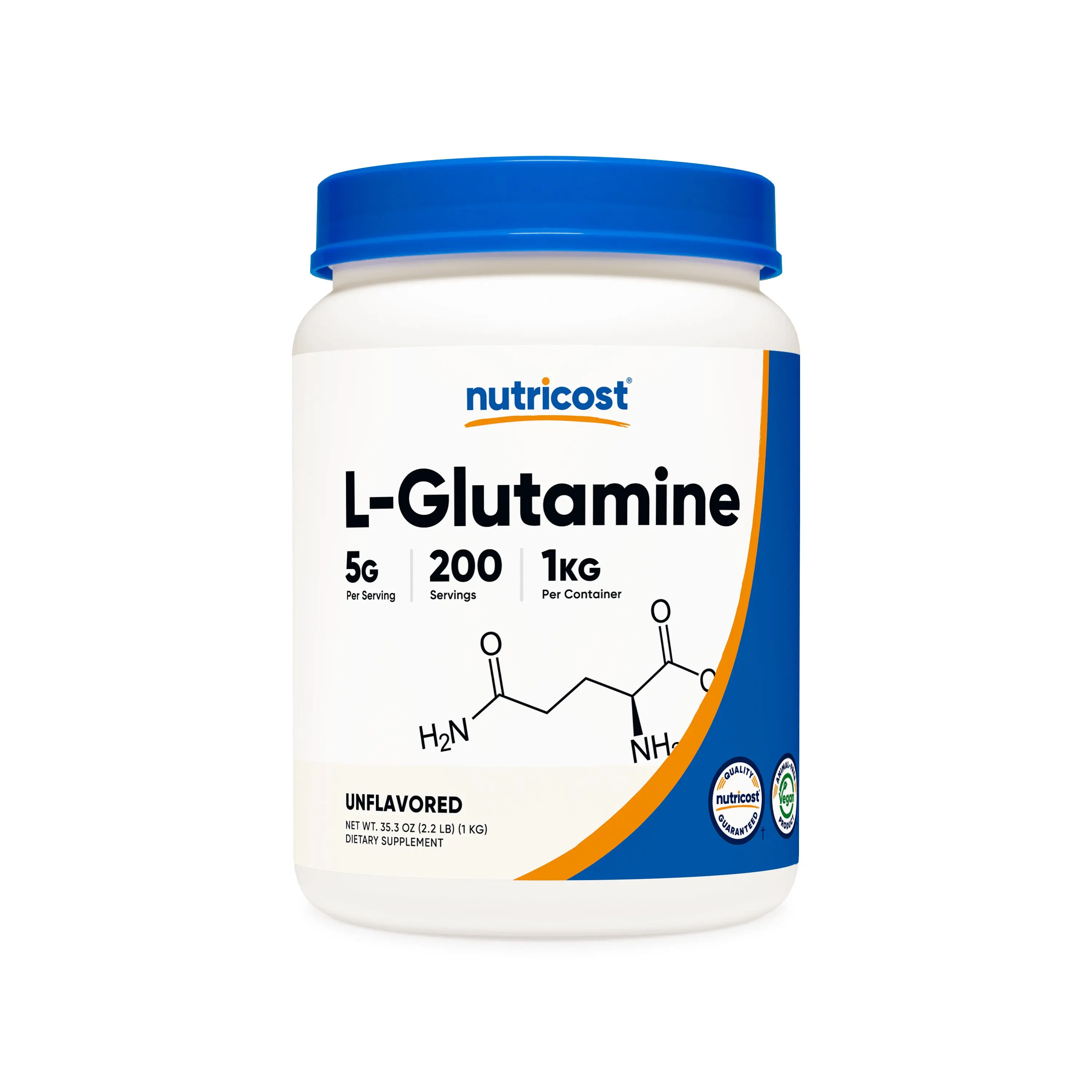 High Strength L-Glutamine Tablets 3000mg | 120 Vegan Tablets | Muscle Recovery Support By