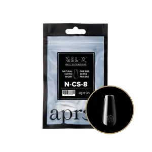 APRES - Gel-X Natural Coffin Short #8 Refill Bag