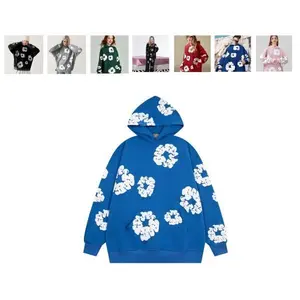 Y2K3DFoamPrintingUnisexCasualPattenPerfectforStreetwearHipHopLooksHoodieGrungeRetroOversizedHoodieCasualLongSleeveSweatshirt