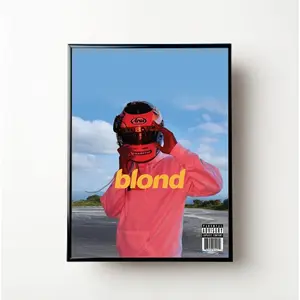 Blond, Frank Ocean, Blond Album Poster Unframed, Frank Ocean Poster, Blond Wall Decor, Blond Music Print