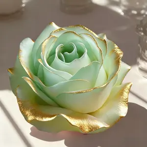 3D Elegant Rose Silicone Mold for Candle, Resin Art, Soap, and Clay Crafting, Reusable and Flexible Design, Perfect for Home Decor and Valentine's Day Gifts