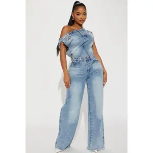 Dakota Denim Jumpsuit - Denim E