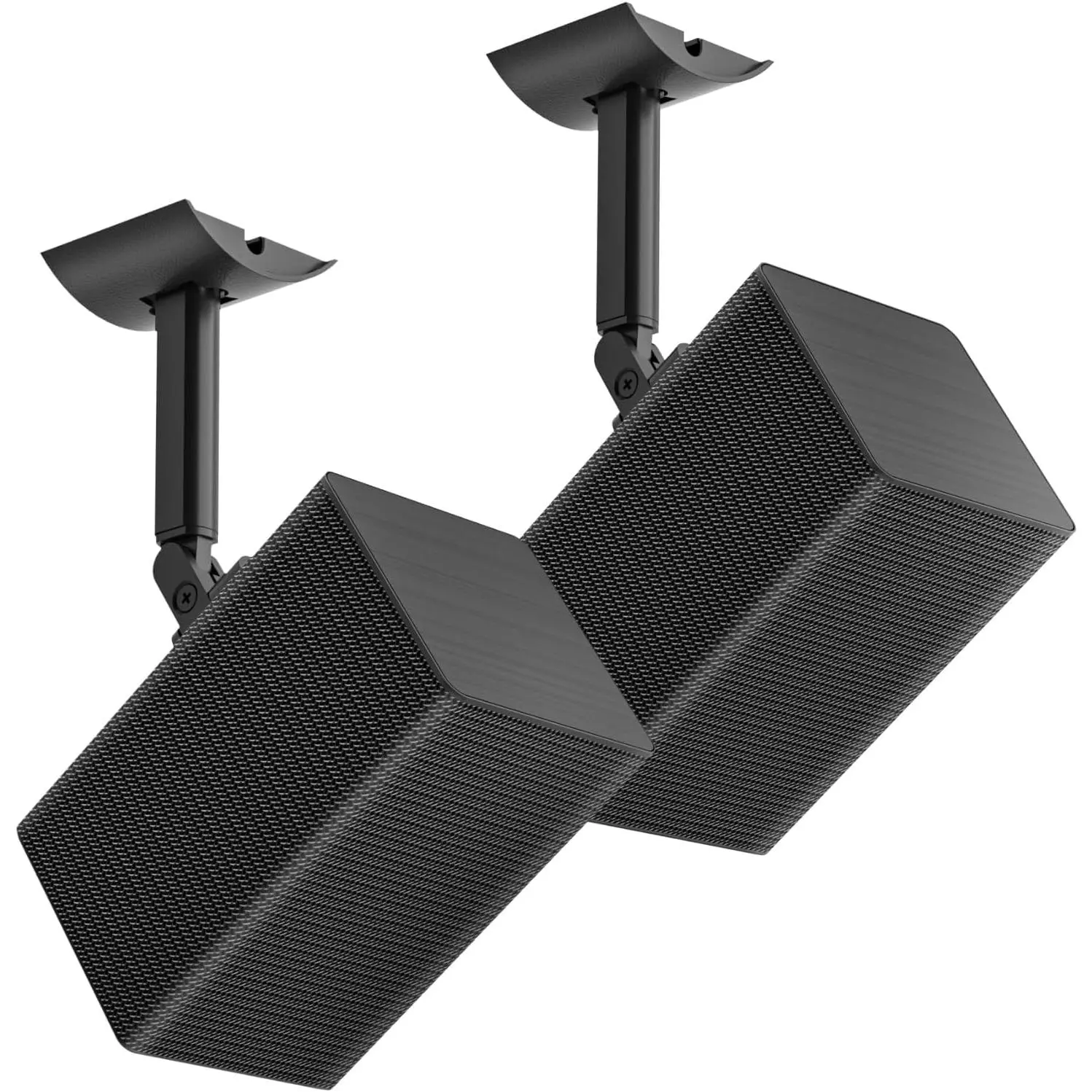 Notiela High-Quality Material 2-Pack Speaker Wall and Ceiling Mount Bracket for Samsung SWA-9200S, SWA-9100S, SWA-9000S, SWA-8500S, 180 Swivel and Tilt Adjustable, with Mounting Hardware Kits for Bedroom, Kitchen