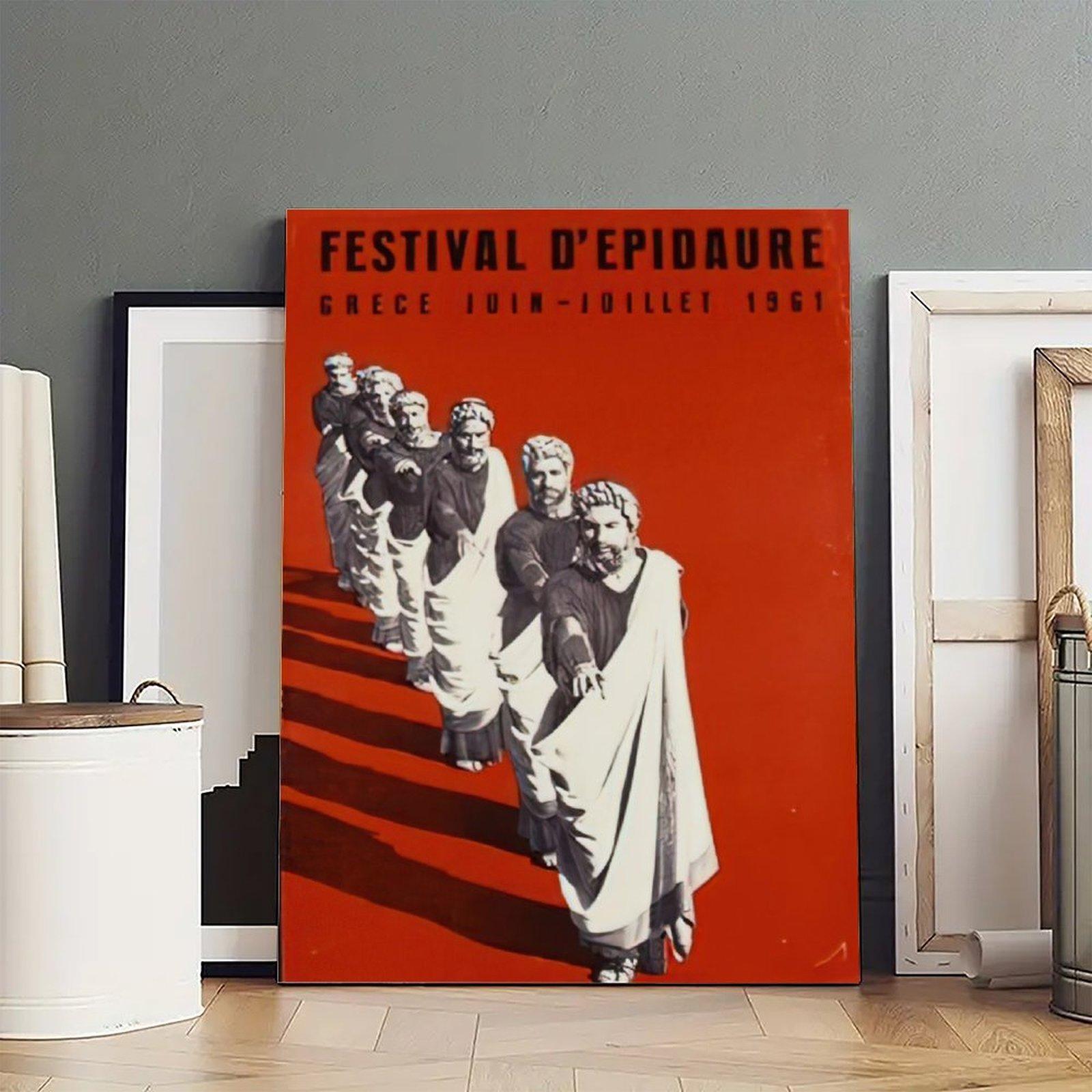 Vintage Poster The First Modern Olympics Poster Decorative Painting Canvas Wall Art Picture Print Modern Family Bedroom Decor