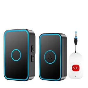 Wireless Emergency Safety Bell for Elderly, Portable One‑Key SOS Caller Home Remote Help Alert