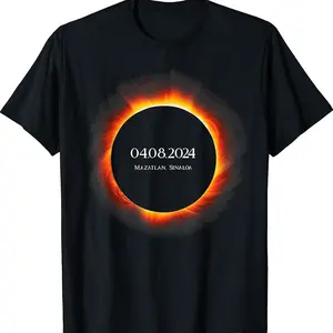 Total Solar Eclipse 2024 040824 Mazatlan Sinaloa T-shirt