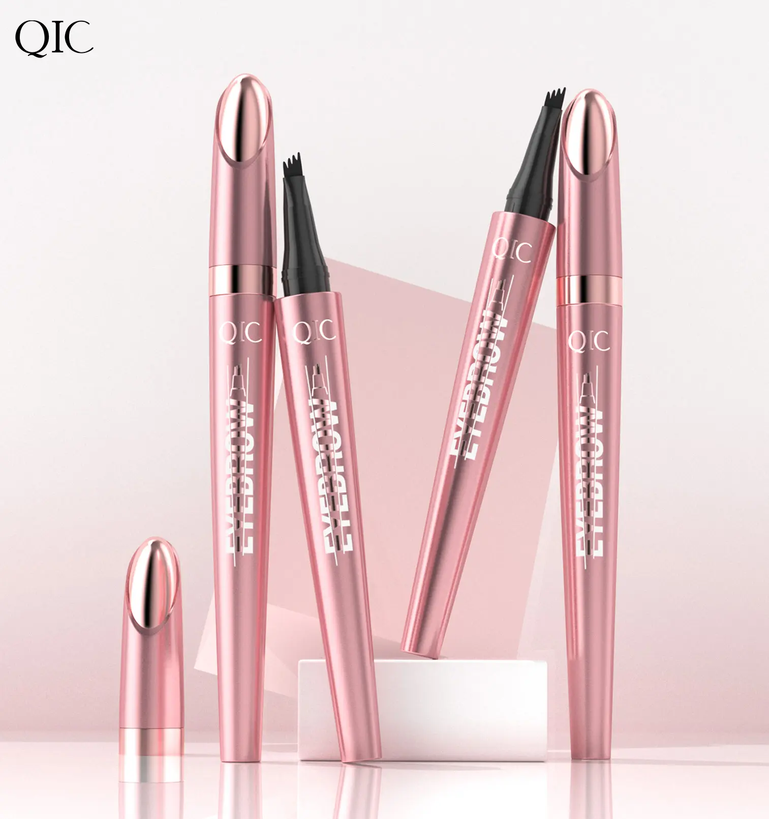 Micro-Fork Tip Eyebrow Pen for Precise, Natural Hair-Like Strokes - Waterproof, Long-Lasting, and Smudge-Proof Brow Gel Makeup, Single Item Microstroke Brow Pen My Brow Pencil Daily Cosmetic Microblade Eyebrow Pen Waterproof Eyebrow Gel