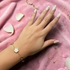 White Bracelets with Delicate Heart Charms for Everyday Elegance