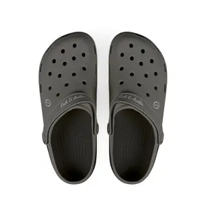 Oak and Antler Comfort Clogs – Charcoal Gray