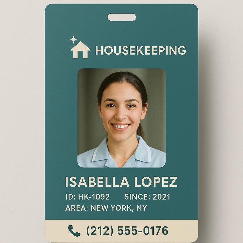PVC Custom ID Cards - Durable Professional Design with Logo Name Photo QR Code RFID Chip High-Quality Material for Businesses Schools Events Gyms & More