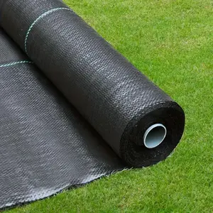 6.5ft x 30ft Weed Barrier Landscape Fabric, Woven Geotextile Fabric for Weed Control, Durable Weed Barrier Outdoor Fabric, Garden Fabric