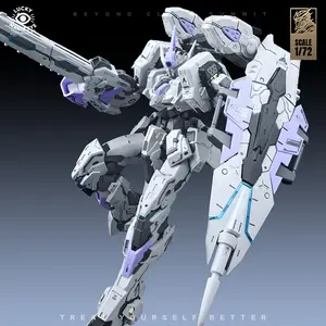 1/72 Scale Mecha Model Kit, 9.06 Inch Sci-Fi Robot Action Figure, 504 Pieces Building Blocks Toy, Moc Blocks Set, Moving Joints & Transforming Weapons