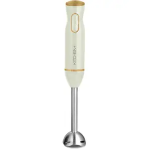 Immersion Blender Corded Hand Blender, Electric Mixer Handheld with 2 Speeds, Stainless Steel , Easy-Clean Detachable Rod,  Design, Smoothie Blender, 260W, Mint