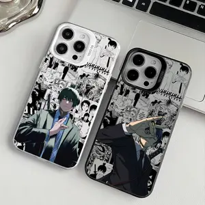 C-Chainsaw Man A-Aki Hayakawa Protective Phone Case For iPhone 17 16 15 14 13 12 11 Pro Max Air Matte Laser Aurora Shockproof Funda  Anti-Drop Anti-Fingerprint Cover