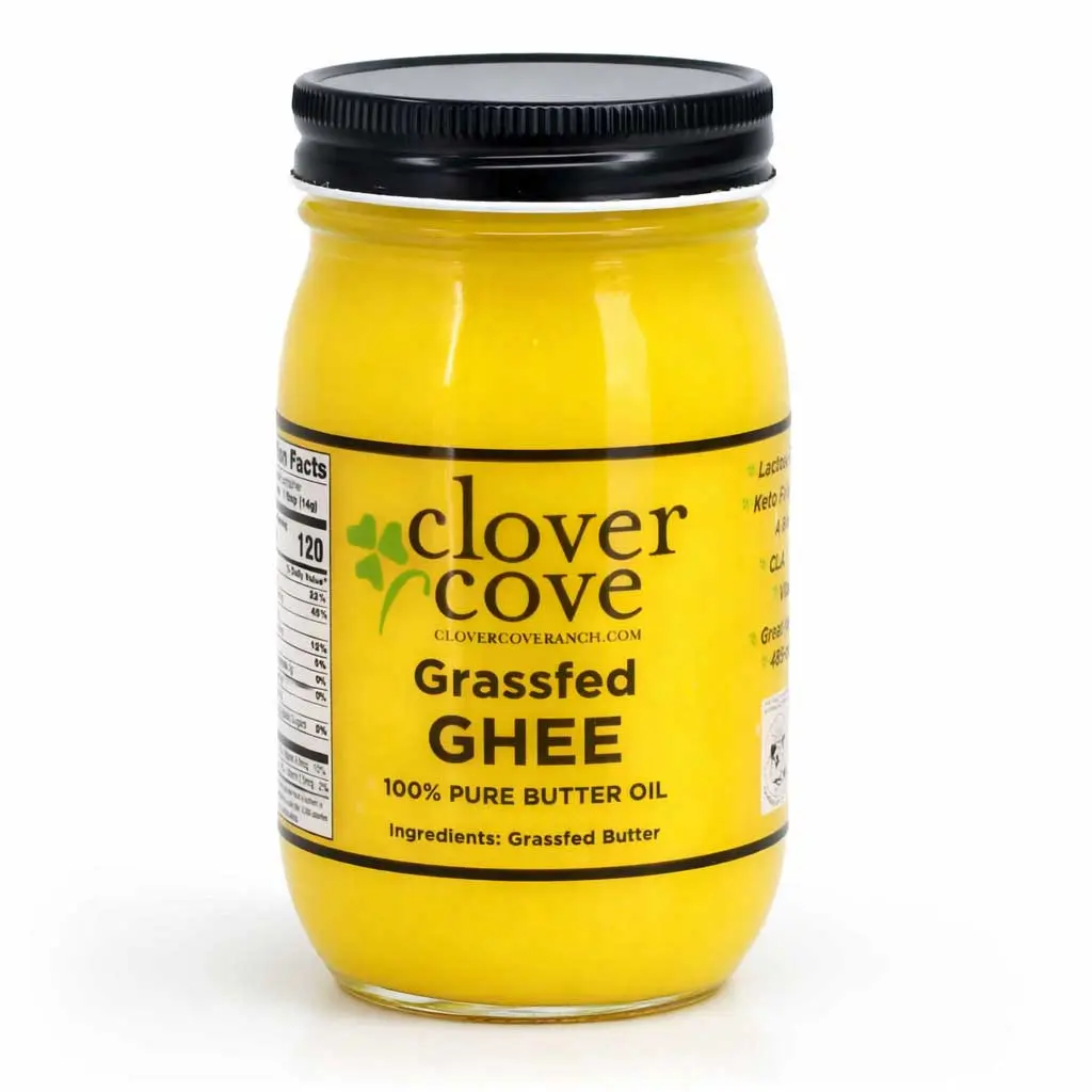 Grassfed Ghee | 16 oz | Clover Cove Ranch