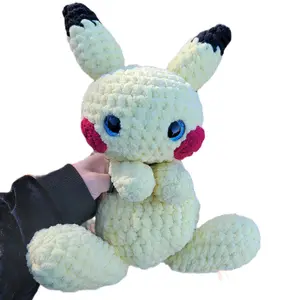 Crochet Handmade Electric Rat Mouse Plush Amigurumi Snuggler (PLUSH ONLY)