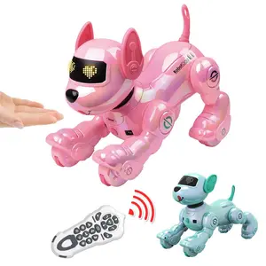 Remote Control Smart Robot Dog Toy, Rechargeable Smart Programming Action Combination Toy, Interactive Toy for Kids, Birthday Gift