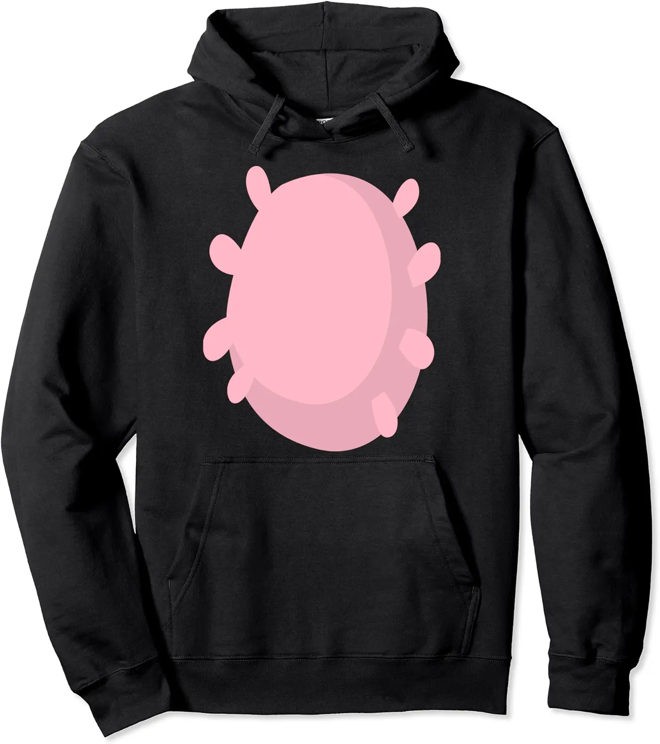 Cow Tee Pig Costume Shirt Pig Belly Pink Fur Barnyard Animal Pullover Hoodie - Tatyanata Shop 47B07Z6C9KCW