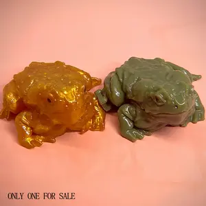 Realistic Glossy Frog Squishy Toy, Ultra Soft Stretchable Stress Relief, Squishy Sensory Fidgets, High Elasticity Silicone, Perfect for Holidays & Gifts