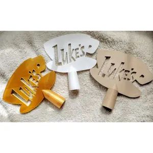 G.G. Luke's Diner 3D Printed Christmas Tree Topper Customizable Stars Hollow-Inspired Decor Lightweight Ornaments Handmade Eco-Friendly PLA Material Gilmore Girls Fans Gift - Smooth