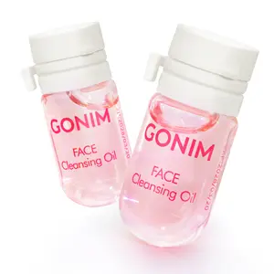 Gentle Cleansing Oil Mini Portable Makeup Remover Capsule Pore Control Oil Face Cleanser Oil Rose Essence Squalane Skincare Travel Size 2ml x 20 Capsules