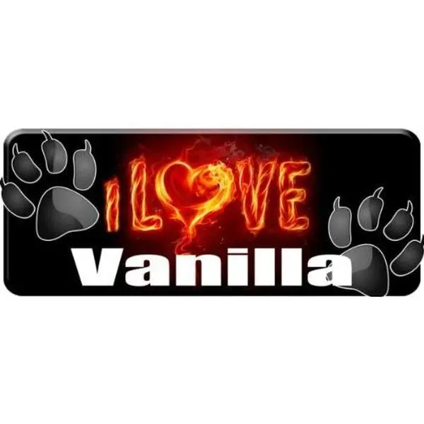 USED Book - I Love Vanilla Coffee Mug... Personalised with Your Pets Name!