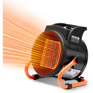 VEVOR Greenhouse Heater, 1500W PTC Fast Heating With Overheat Protection, 3 - Speed Setting Small Grow Tent Fan, Electric Portable for Green House, Flower Room, WorkplaceVEVOR Super Brand Day