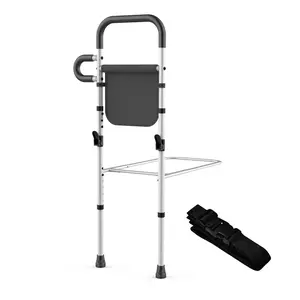 Bed Rails for Elderly Adults Safety - Adjustable Bed Assist Rails for Full Size, Portable Bed Cane for Seniors With Storage Pocket, Hold Up to 330 Lbs, Easy Setup, Bedside Safety and Stability