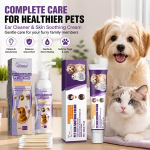 Yegbong Pet Ear Cleaner for Dogs & Cats – Ear Wax Removal Drops, Soothes Odor & Itchy Ears, Clean Ear Care Solution for Cats & Dogs, Healthy Ear Hygiene, Fast Relief Ear Drops