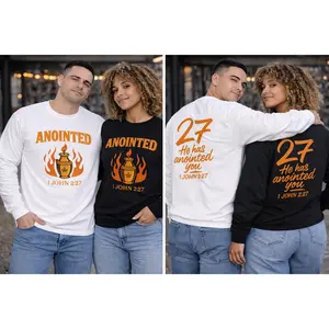 ANOINTED – 1 John 2:27 | Urban Christian Streetwear Tee
