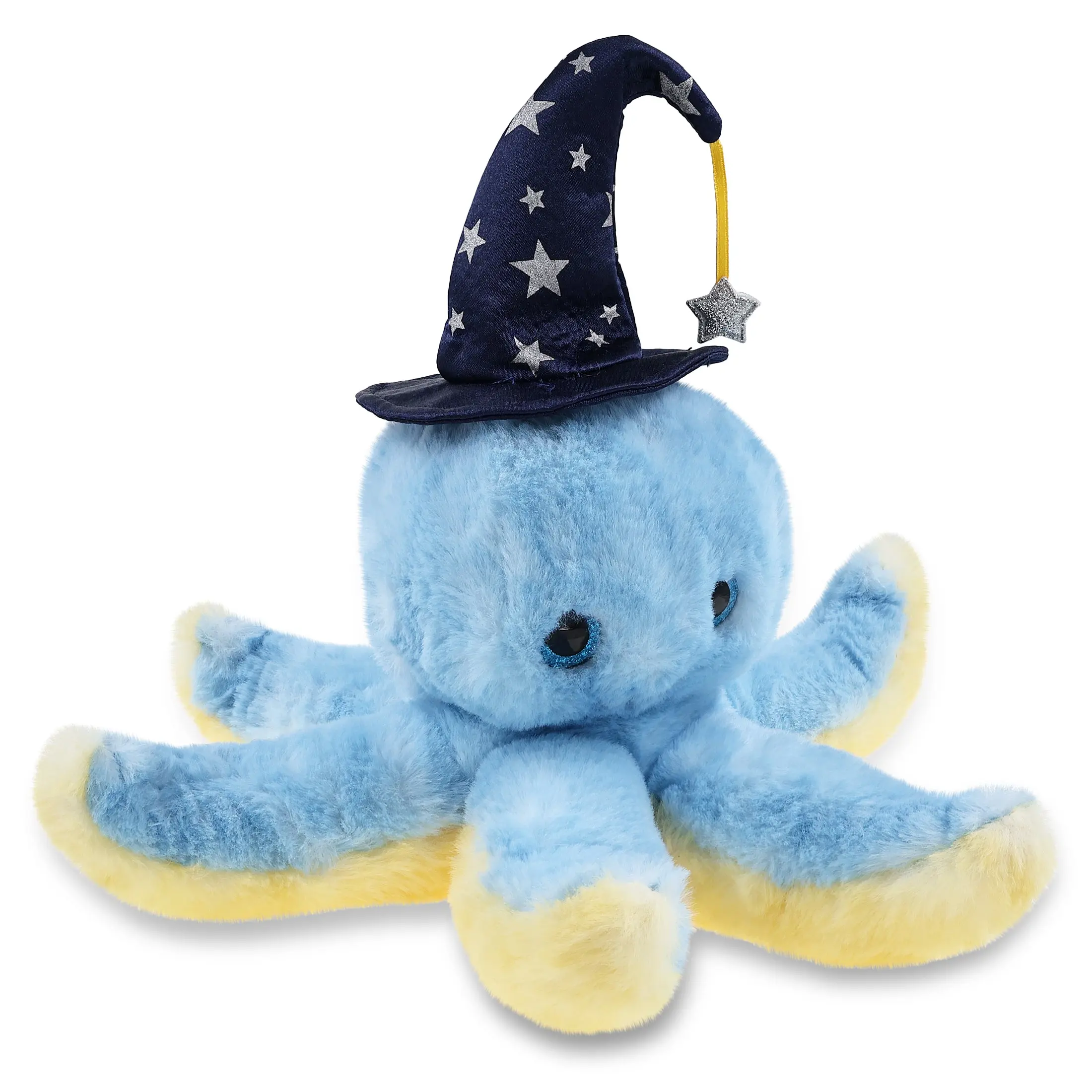 SUPER SOFT PLUSH - BLUE OCTOPUS WIZARD
