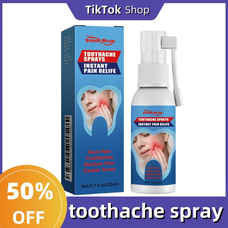 Special analgesic spray for toothache, used to reduce swelling and pain of teeth, eliminate inflammation of wisdom teeth, gingivitis, nerve treatment of periodontitis.