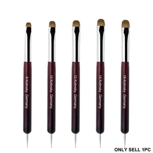 French Brush Trusted by Nail Techs in the USA, Clean & Crisp French Lines, Premium Quality Kolinsky Nail French Brush Nail Brush French Manicure