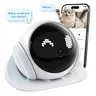 Portable AI Pet Camera Robot - Smart Home Security Gadget, 1080P Indoor Surveillance Camera with App Control, 2-Way Audio, Auto Patrol, Dual-Band 2.4/5GHz WiFi, 2600mAh Battery, Smart AI Monitoring, Baby & Pet Monitoring