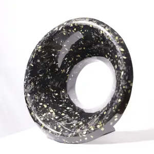 AMG Composites 8 inches to 4 inches Forged Carbon Velocity Stack - Gold Flake Edition (Twinkle Twinkle)