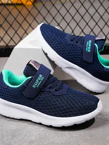 Stylish Comfortable Kids Sports Shoes, Breathable Lightweight Sneakers for Boys and Girls, Velcro Closure for Easy Wear, Athletic Sneaker Footwear