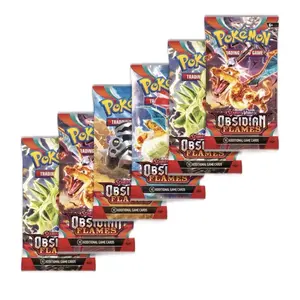 Pokemon TCG Scarlet & Violet Obsidian Flames Booster Pack x6 - 6 Packs of 10 Cards Each with New Pokémon ex & Enhanced Abilities