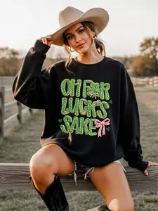 Oh for Luck's Sake ~ Unisex Crewneck Sweatshirts Printed in the USA