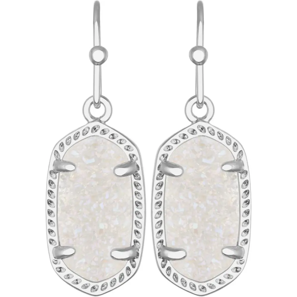 Kendra Scott Lee Rhodium Earrings - 4217711449