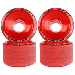 Bigfoot Longboard Wheels 70mm 80a Pathfinders Red